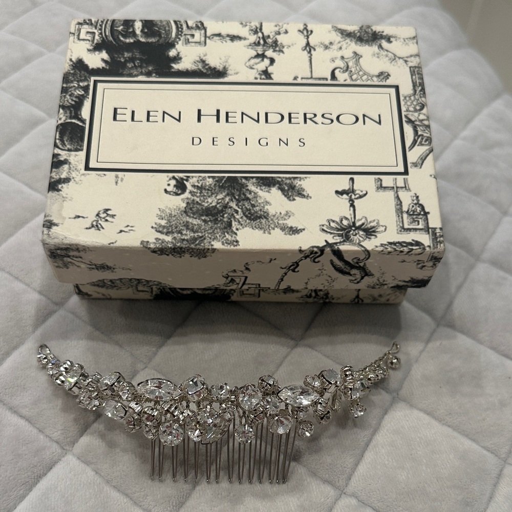 Silver Hair Comb